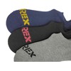 Avilex AV8F101 Men's Socks, black navy grey