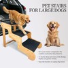 Extra Wide Dog Stairs for Large Dogs, 3-Step,Supports Up to