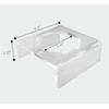 Clear Acrylic Football Stand, Display Holder for Basketball, Volleyball, Soccer