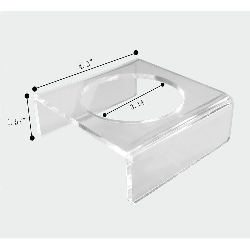 Clear Acrylic Football Stand, Display Holder for Basketball, Volleyball, Soccer