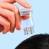 Hair Tonic & Scalp Ampoule Applicator with Massager Minok White 3ea