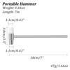 Small Hammer with Dual Heads, Jewelry Mallet Hammer, Little Mallet