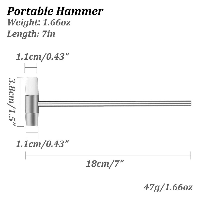 Small Hammer with Dual Heads, Jewelry Mallet Hammer, Little Mallet