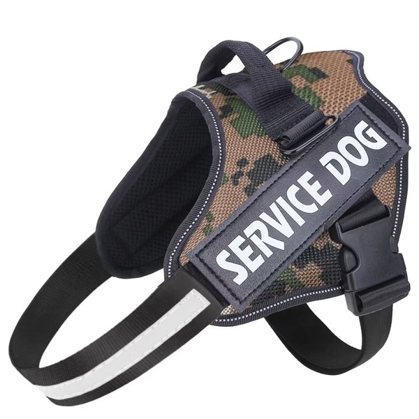 Belababy Service Dog Harness Small Medium Large, Adjustable Emotional Support