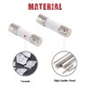 Hilitchi 100pcs 250V 0.5A to 15A Fast Blow Ceramic Fuses