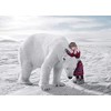 Psaris Productions Polar Bear and Girl Christmas Cards Boxed With