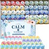 TranquilBliss Bath Bombs Set 50 PCS with 10 Rich Scents,