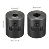 sourcing map Flexible Coupling Shaft 12 mm to 16 mm