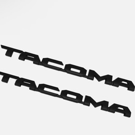 (2016-2023  ) TACOMA Pair Side Door Badge for Tacoma Emblem Nameplate Adhesive Decal 2016-2023 - Colour: Red
