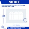 FANPAT 2Pcs Instant Canopy Tent Sidewalls for 10x10 Pop-Up Canopy,
