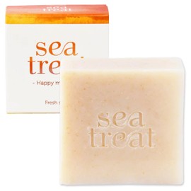 sea treat Fresh Soap, Gift, Moisturizing, Additive-free, Organic, Mineral, Luxurious Bath Time, Orange, Lavender, Lime Scent