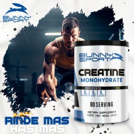 Creatina Monohidratada Bunny Sport de Uva en Polvo para Deporte