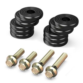 Premium Solid Front Seat Spacer, 0.25" to 1.5" Adjustable Seat Riser Compatible with Toyota Tacoma, 4Runner, FJ Cruiser, and Lexus GX460 GX470 (Rear)