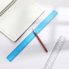 Ymapinc Pack of 8 30 cm Ruler, 8 Colours, Plastic