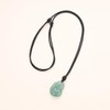 COAI Fox Green Aventurine Stone Pendant Necklace for Women
