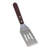 Beveled Edge 3" Spatula with Red Wood Handle