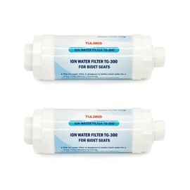 TULGIGS ION Filter TG300 - Premium Bidet Water Filter Set for Electronic Bidet Toilet Seats (2Pieces)