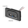 RV USB Outlet Wall Mount, Multipurpose RV Panel Outlet Wall
