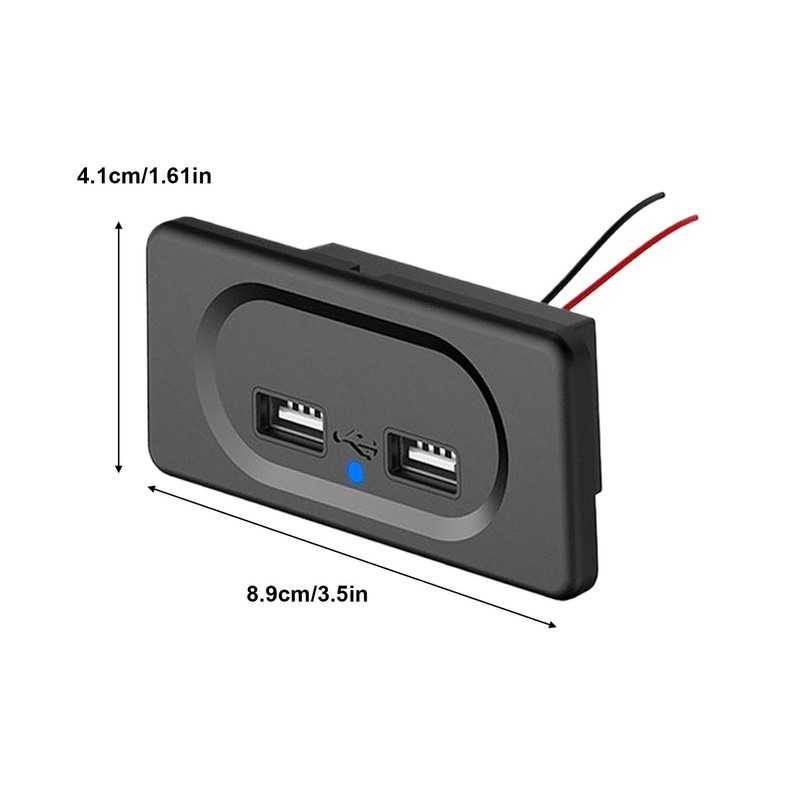 RV USB Outlet Wall Mount, Multipurpose RV Panel Outlet Wall