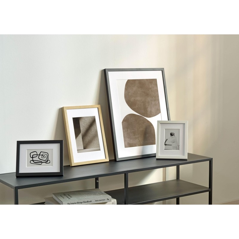 nielsen Skava Wooden Black Photo Frame with Mount 5x7 in