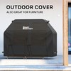Simple Houseware 60 in. Heavy-Duty BBQ Gas Grill Cover, 600D