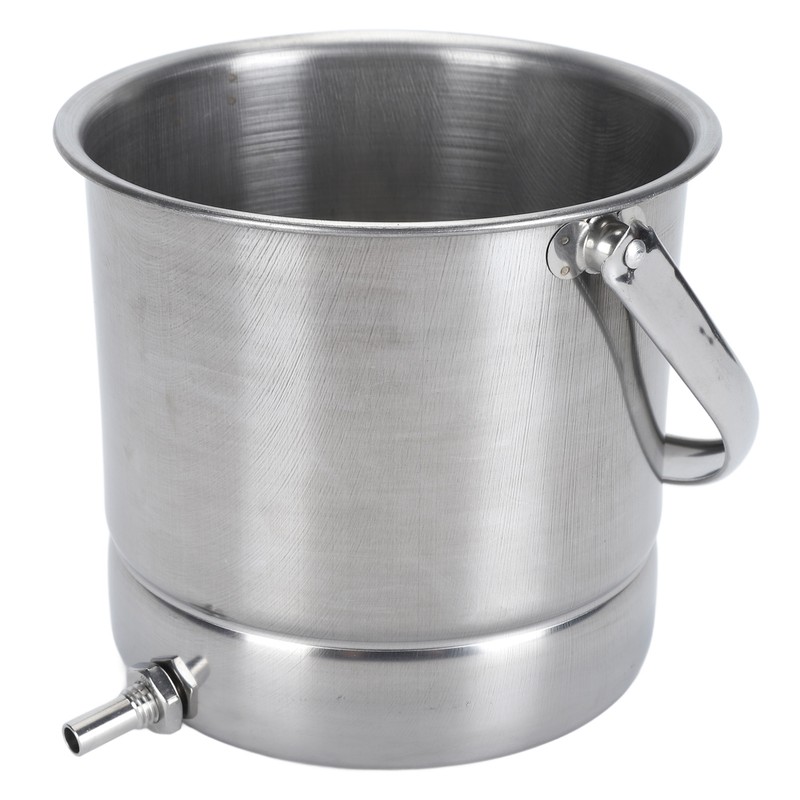 Enema Bucket Kit 1.6L Stainless Steel Bucket Reusable Shower Enema