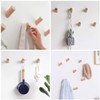 HomeDo Wood Wall Hooks, Hat Hook, Wooden Coat Hooks Wall