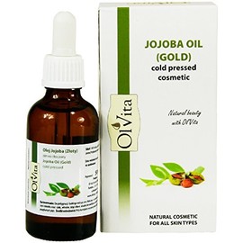 Jojoba Oil, Raw, Cosmetic, Cold Pressed, Unrefined, Ol'Vita 50 ml