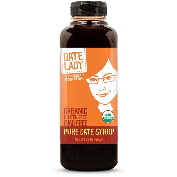 Date Lady Organic Date Syrup 24 Ounce Squeeze Bottle | Vegan, Paleo, Gluten-free & Kosher