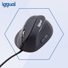 iggual Ratón Vertical USB ERGO-V 2400DPI Black