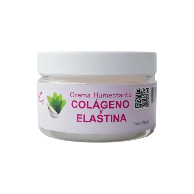 Crema Humectante Antiedad Con Colágeno Y Elastina 100ml Todo Tipo