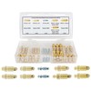 Dsnaduo 36 PCS Bleeder Valve,Brake Bleeder Screw Assortment Kit Replace