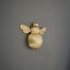 Infinity Decor Door Knocker Bumble Bee Made of Polished Brass