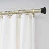 Qusmeiyici 4 PACK Window Curtain Rod Cap, White Plastic Curtain