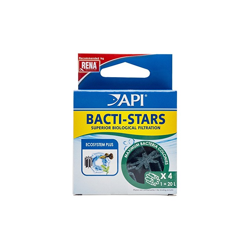 API BACTI-STARS Filtration Media 4-Count