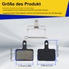 AHL 2 Pairs Bicycle Disc Brake Pads for TRP Hylex,