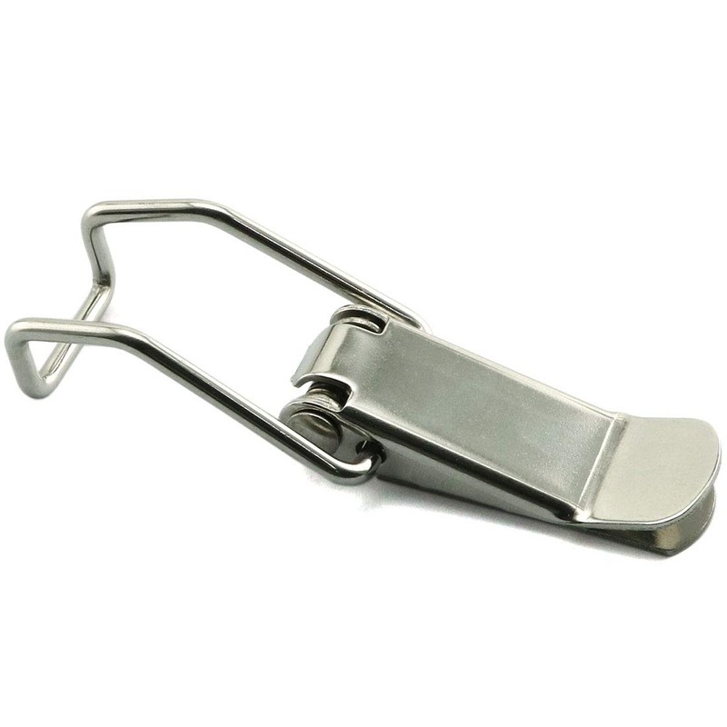 HJ Garden 4pcs Spring Loaded Toggle Latch Hasp,304 Stainless Steel