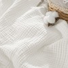 SOULFUL Muslin Throw Blanket with Tassels - Soft King Size