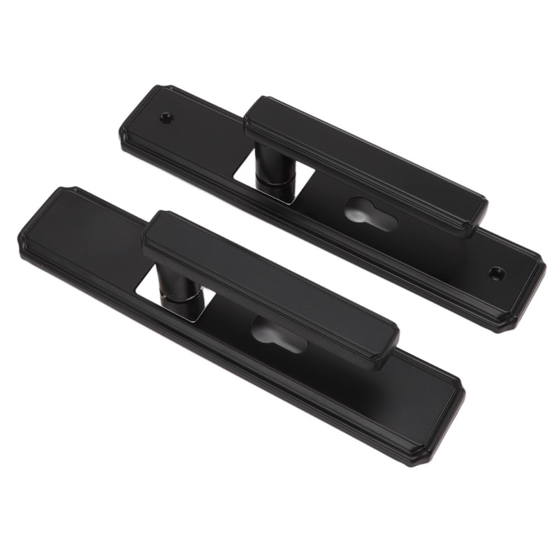 Door Lever Lock Universal Aluminium Alloy Black Door Security Latch