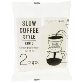 KINTO SCS 27633 Cotton Paper Filter, 2 Cups, Coffee, Hand Drip
