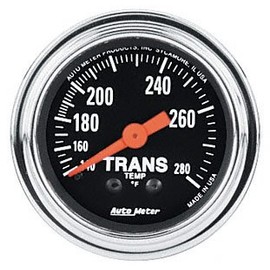 AUTO METER 2451 Traditional Chrome Mechanical Transmission Temperature Gauge