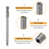 HARFINGTON 3pcs TT30 Security Torx Head Screwdriver Bit 4" (100mm)