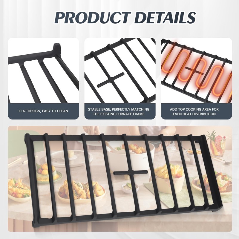 Gas Stove Grate Range Center Cast Iron for Jxgrate2 Ge