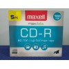 Maxell 5PK CD-R 48x 700mb 80min New Sealed