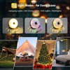 Camping String Lights 33ft 100LED, 4 in 1 Rechargeable 100LED