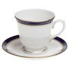 Royal Worcester Howard Cobalt Teacup 8 Ounce And Saucer 5-3/4