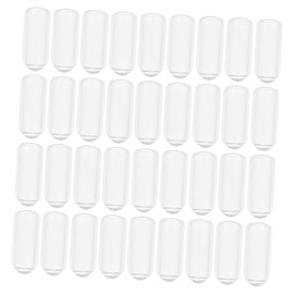 Gogogmee Pack of 200 Materials for Making Hair Bands, End Caps for Headbands, Tube Tips, DIY Hair Band Accessories, Rubber Caps for Headbands, Headband Parts, Rubber Cover