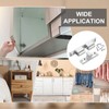 sourcing map 2Pcs Cabinet Latch Double Roller Catch, Lock Stop