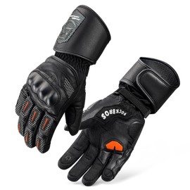 ROCKBROS Winter Motorcycle Glove for Men Cold Weather Warm Motorcycle Winter Gloves with Touchscreen for Riding, ATV, UTV, Snowmobile,Climbing