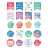Teacher Created Resources 8193 Watercolor Words to Inspire Planner Stickers
